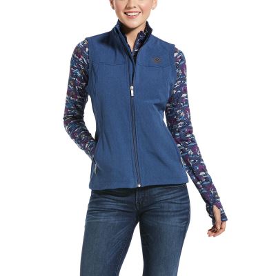 Ariat New Team - Softshell Vest DonkerBlauw Dames - 33563-283